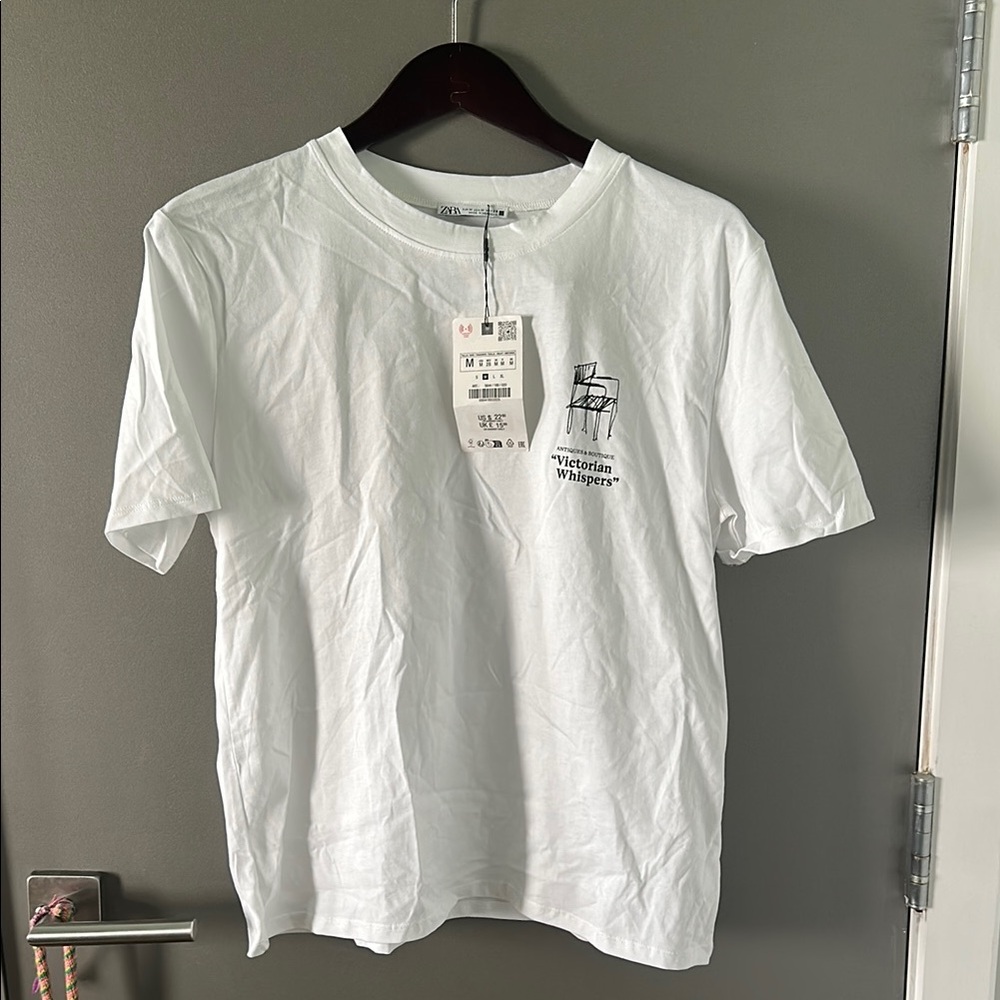 White Graphic Tee